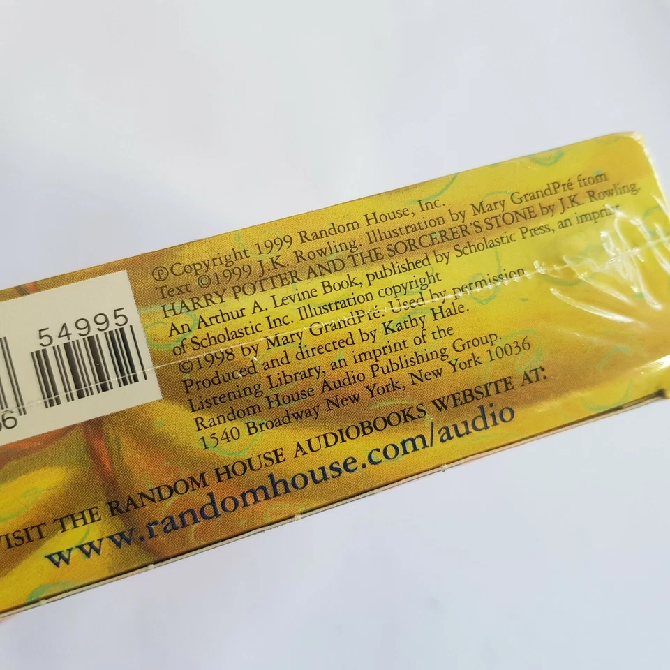 Harry Potter Sorcerers Stone CD audiobook 7 discs 1999 vintage Rowling Dale USA - Image 3 of 4