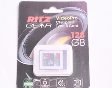 Ritz Gear 128GB Professional CFexpress Type-B Memory Card for Canon