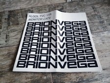 ALGOL TVC 11R MONITOR CATV BRIONVEGA ZANUSO SOLO MANUALE TV ORIGINALE ANNI 60/70