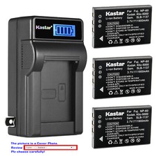 Kastar Battery LCD Wall Charger for HP R07  Photosmart R827 Photosmart R837