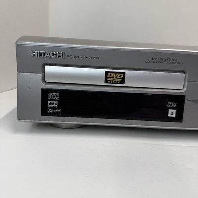 Hitachi DVD/VCR Combo Player DV-PF2U Serviced, No Remote, Hi-Fi