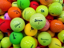 50 Titleist, Callaway, Bridgestone,Taylormade COLOUR Golf Balls #Clearance SALE#