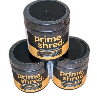 3 Pack - Prime SHRED Fat Burner, 90 Capsules each -  Exp 12/26 