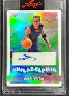 Allen Iverson Auto 2025 Leaf Metal Sneaker Kicks Philadelphia 76ers HOF