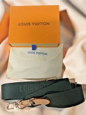 Louis Vuitton Khaki Crossbody Strap Adjustable Shoulder Replacement LV Bag Strap