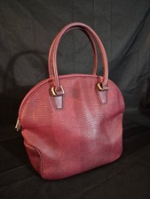 Liz Claiborne Tan Leather Purse  Vintage Lots Of Storage Spaces - New Shape
