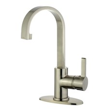 Kingston Brass LS821.CTL Continental 1.2 GPM 1 Hole Bathroom - Nickel