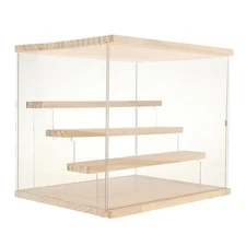 4-Tier Large Acrylic Display Case Dustproof Box for Collectibles Action Figures
