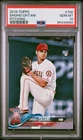 SHOHEI OHTANI 2018 TOPPS PITCHING ROOKIE RC #700 PSA 10 GEM MINT! LA DODGERS!