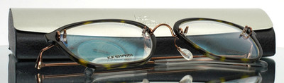 KAZUO KAWASAKI MP631 Tortoise Womens Semi Cat Eye Eyeglasses 50-20-140 B:37