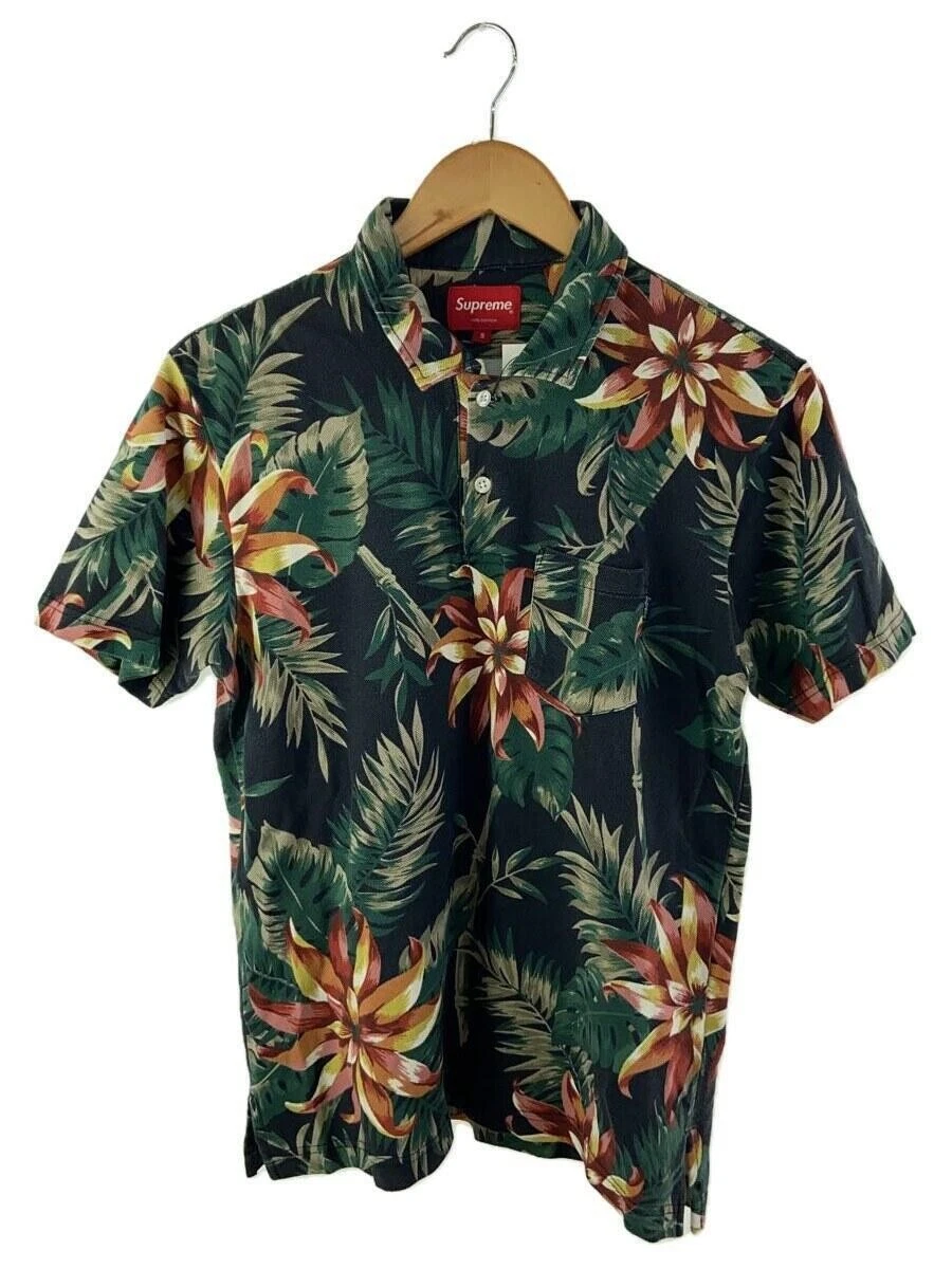 Polo Supreme Floral S coton manches courtes