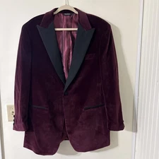 Jos A Bank Purple Tuxedo Jacket Men's Size 42L