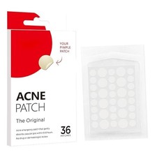 36 Acne Pimple Patches - Hydrocolloid, Tea Tree, Invisible, Fast Healing