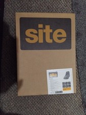 Site Work Boots In Black Leather with Steel Toe Cap Size 10/44 Brand New