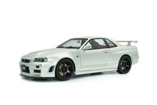 Modellino auto Nissan Skyline GT-R BNR34 Nismo 1999 argento 1:18 Solido