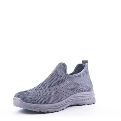 HERREN SLIP ON WALK SPORT LAUF PUMPS FREIZEIT LEICHT KOMFORT SNEAKER SCHUHE