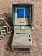 Raro Sony Watchman Portatile 2.5" Color LCD TV FDL-252 T Analogico da Collezione Pezzo