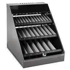 Large Capacity Drill Index Box, Empty Metal Case Excluding Drill Bits , 1/16...