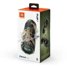 NEW! JBL Flip 7 Camouflage Portable Waterproof Bluetooth Speaker