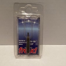 Freud 04-100 Carbide Tipped 2-Flute Straight Router Bit 1/8 in