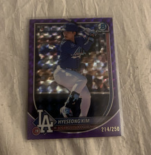 Topps 2025 Bowman Chrome Hyeseong Kim Rookie Purple Parallel /250 Dodgers #2