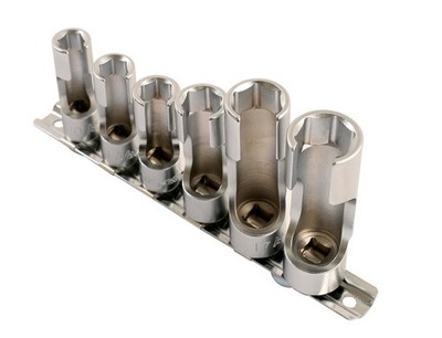 SATZ MIT 6 OFFENEN HÜLSEN VON 10 BIS 19 MM - LASER TOOL 4984