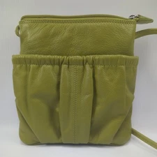 ILI New York, Leather Shoulder Handbag, Soft Smooth Leather 542025