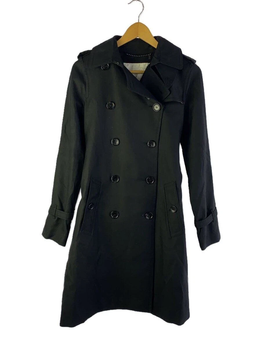 Coach trench cappotto XS cotone nero