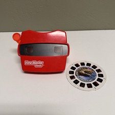 View-Master Classic Reel Slide 3D Viewer RED MATTEL 2014, Age of Dinosaurs Reel