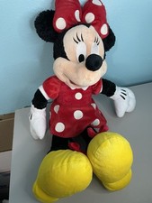 Disney MINNIE MOUSE 20" Peluche Peluche Rojo Lunares Vestido