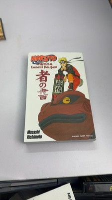 Naruto Official Character Data Book Manga Masashi Kishimoto Shonen Jump