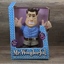 Mr. Wonderful Talking Doll Plush Toy 2003 Size 13" NEW DAMAGED BOX NEEDS BATTERY