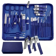 Manicure Set Professional Manicure Kit - 30 in 1 Pedicure Kit Nail Clippers