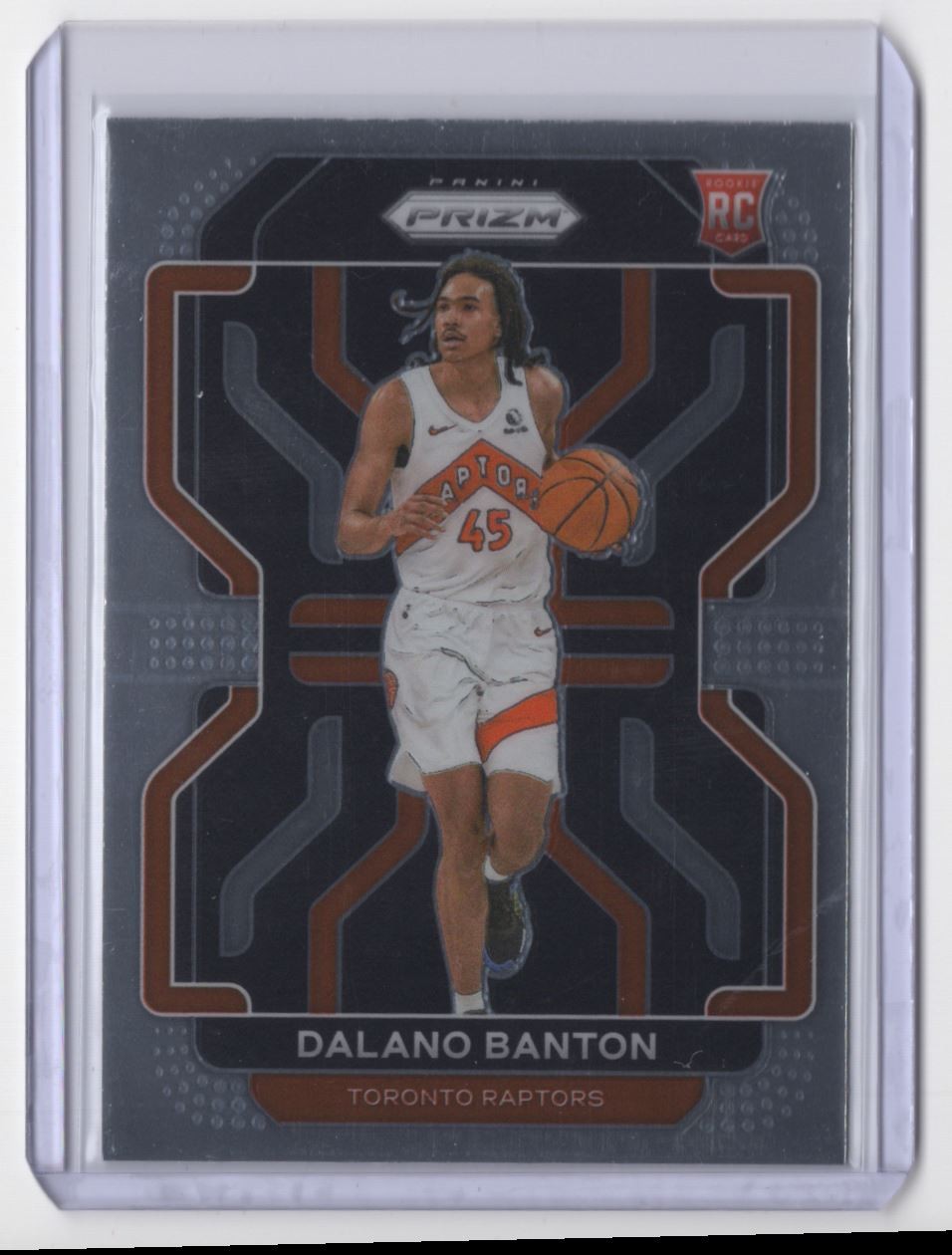 2021-22 Panini Prizm Dalano Banton Rookie Toronto Raptors #328