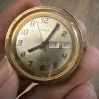 Vintage 1970s Timex Automatic 1976 Mens Day Date Watch Works Need New Crystal