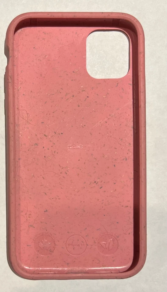 Funda Pela iPhone 11 - Diseño Occidental Rosa Coral | Teléfono Compostable Ecológico Foto 4 de 4