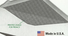  10 Envelopes, Letter Size, 4-1/8" X 9-1/2", Security Printed Lining for Priv...