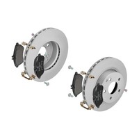 ATE Bremsscheiben Ø288MM + BremsbelÄGe Vorne FÜR MERCEDES-BENZ C-KLASSE