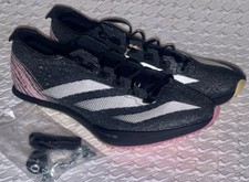 ADIDAS AdiZero Prime SP 3 Black Sprint Track Spikes Shoes Mens 5 6 7 7.5 8 8.5 9