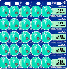 319 Battery SR527SW 1.55V Silver Oxide Watch Button Cell 25 Batteries 