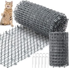 2 pcs 26.3 ft cat spike mat for outdoor indoor use gray anti digging deterrent