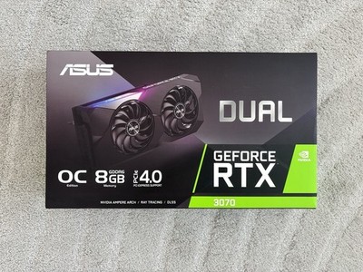 ASUS Dual GeForce RTX 3070 OC Edition 8GB GDDR6 PCIe 4.0 Graphics Card