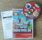 New Super Mario Bros. Wii (Nintendo Wii, 2009) No Manual, Tested Working