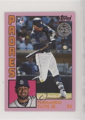 2019 Topps Mini 1984 Design Pink 24/25 Fernando Tatis Jr #84-8 Rookie RC vq5