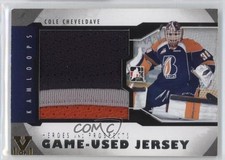 2012 ITG Heroes and Prospects Silver Jersey Vault Gold 1/1 Cole Cheveldave 0c3