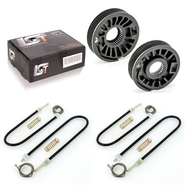 2X Fensterheber Reparatursatz SET Hinten Links + Rechts FÜR VW Touran 1T *Neu*-image