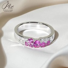 Luxury Flower Bud Shape 925 Sterling Silver Rings for Birthday Jewelry Gift