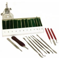 Jewelers Wax Carvers & Alcohol Lamp 13 Tools Jewelry Design & Repair