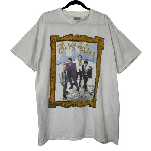 Vintage Brockum Duran Duran T-Shirt Mens XL OS White Band Co 1990s vintage concert t-shirt, vintage, size XL, single stitch, B+ condition