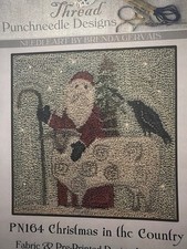 OOP With Thy Needle & Thread PN164 Christmas in the Country Punchneedle Kit